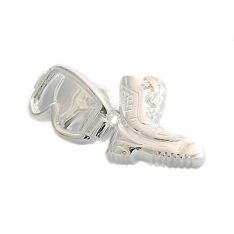 Snowboard Boot and Snow Goggle Cufflinks