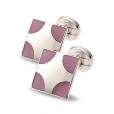 Purple Cats Eye cufflinks