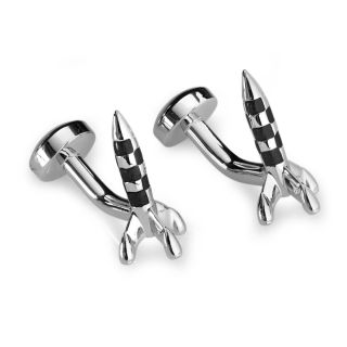 Retro Rocket Cufflinks