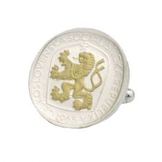 Czechoslovakia Coin Cufflinks