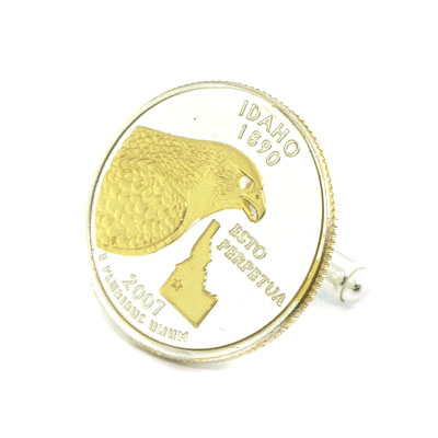 Idaho State Quarter Cufflinks