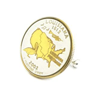 Louisiana State Quarter Cufflinks