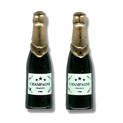 Champagne Bottle Cufflinks