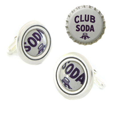 Recycled Bottle Top Cufflinks