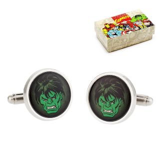 Green Face Hulk Cufflinks