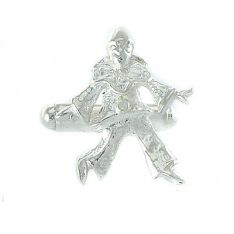 Sterling Silver Clown Cufflinks