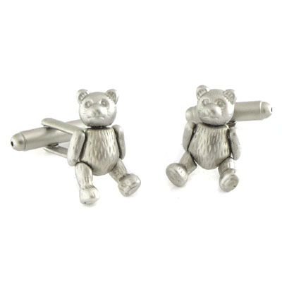 teddy bear cufflinks