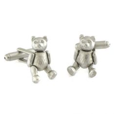 Teddy Bear With Moving Arms Legs Cufflinks