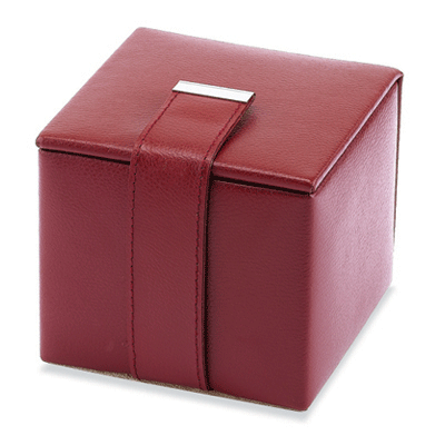 Cranberry Colored Jewelry Box