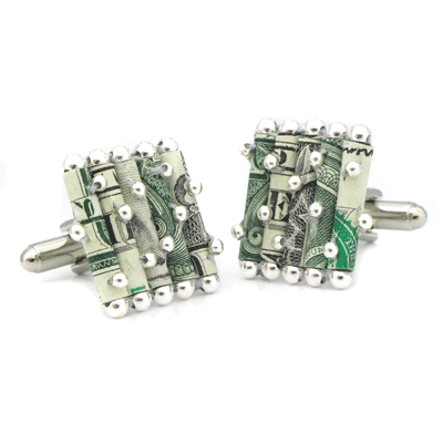 Sterling Dollar Cufflinks