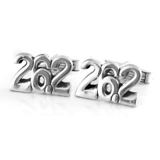 Sterling Marathon Cufflink