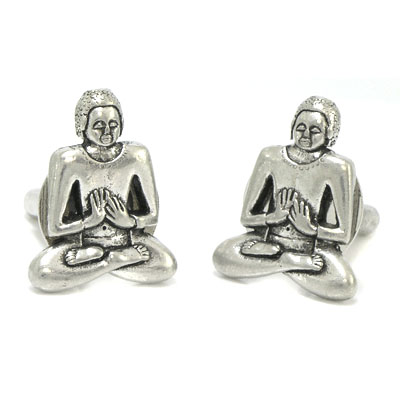Sitting Buddha Cufflinks