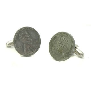 Steel Penny Cufflinks