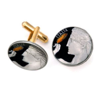 Michelangelo's David Coin Cufflinks