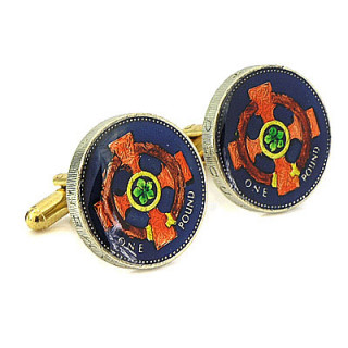 England's Cross Coin Cufflinks