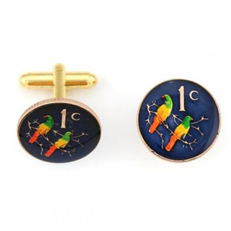 South Africa One Cent Cufflinks