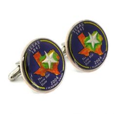 Texas Quarter Cufflinks