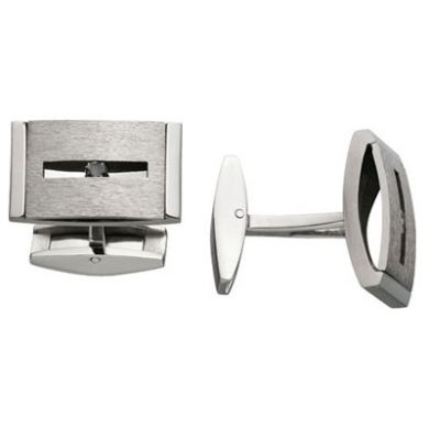Optic Stainless Steel Cufflinks