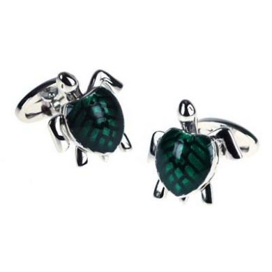 Sterling Moving Turtle Cufflinks