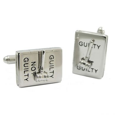 Guilty or Not Guilty Cufflinks