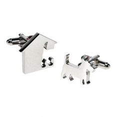 Cut Out Dog House Cufflinks