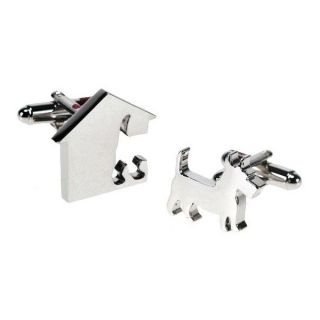 Cut Out Dog House Cufflinks