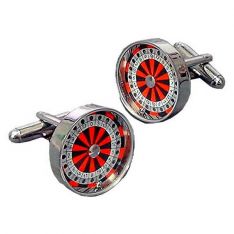 Link Up Roulette Game Cufflinks