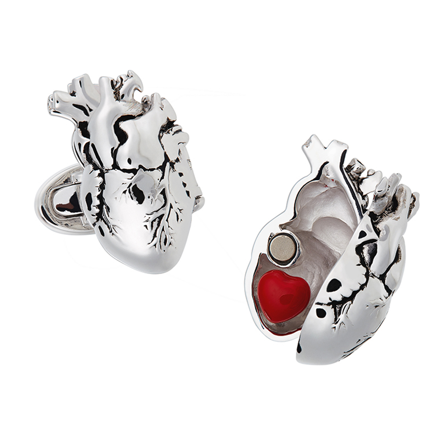 Angled Edition Oakmont Cufflinks Heartbeat Cufflinks Heart Rate Cardiologist Cuff Links