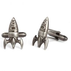 Antique Finished Vintage Rocket Cufflinks
