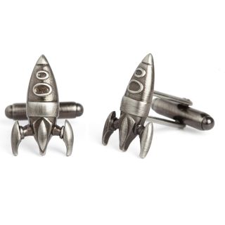 Antique Finished Vintage Rocket Cufflinks