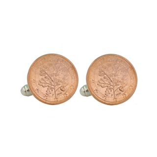 One Cent Euro Coin Cuff Links (Germany )