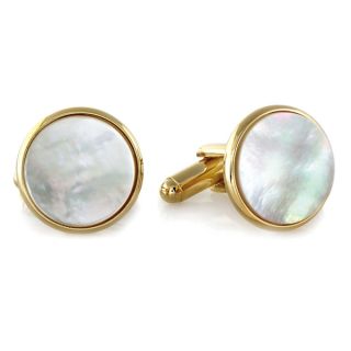 Gold & Mother of Pearl Cufflinks