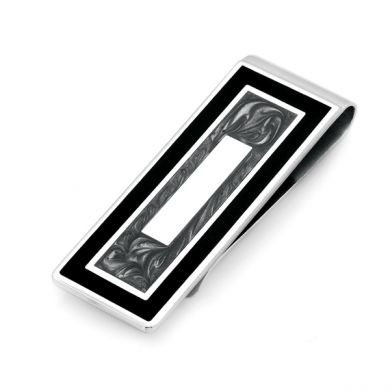 GranTodo Stainless Steel Money Clip With Black Color Coating Design 