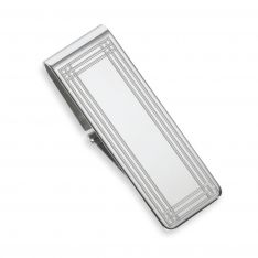 Sterling Silver Hinged Money Clip