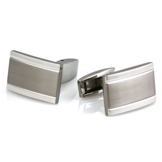 Engravable Stainless Steel Cufflinks