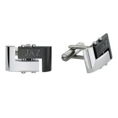 Tetris Puzzle Engravable Cufflinks