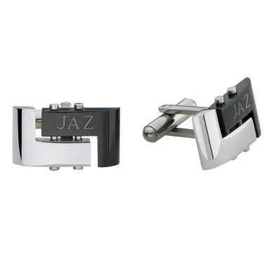 Tetris Puzzle Engravable Cufflinks