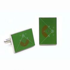 Baseball Field Cufflinks