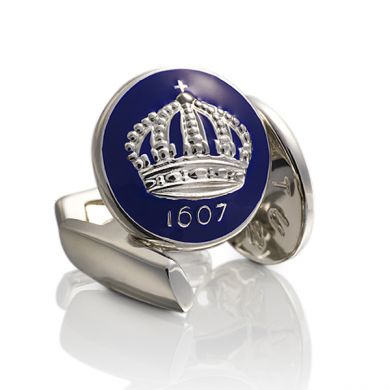 Royal Blue Crown Cufflinks