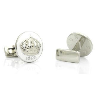 Swedish King Crown Cufflinks