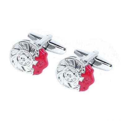 Racing Car Brake Disc Cufflinks