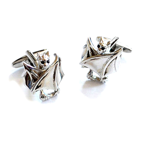 Closed Wing Bat Cufflinks Cufflinks Depot