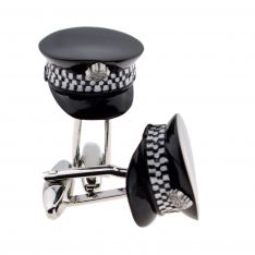 Police Officers Cap Cufflinks