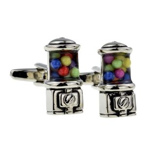 Gumball Bubble Gum Machine Cufflinks