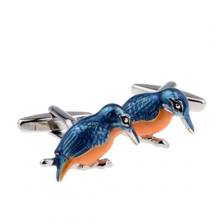 Colorful Hummingbird Cufflinks