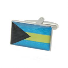 Bahamas Flag Cufflinks