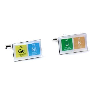Genius Chemical Table Cufflinks