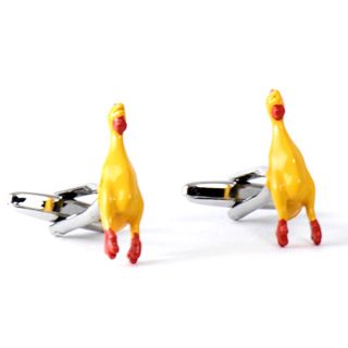 Rubber Chicken Cufflinks