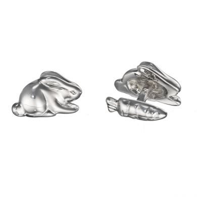 Rabbit and Carrot Cuff Links Rabbit and Carrot Cuff Links