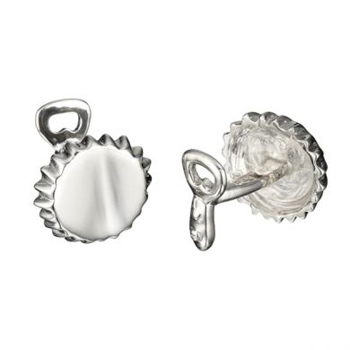 Sterling Bottle Cap & Opener Cufflinks